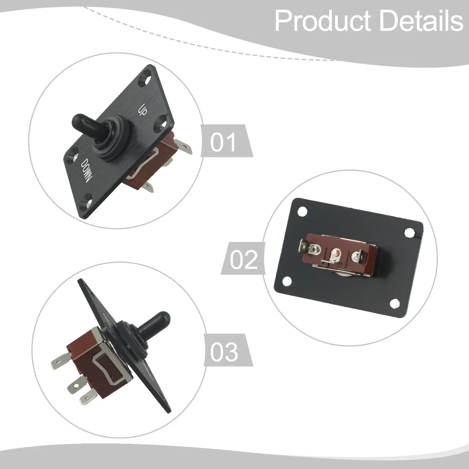 Marine Applications DC12V Toggle Rocker Switch 3 Pin Rocker Switch Stable Mounting Panel Waterproof Cover Black, Red
Marine Applications DC12V Toggle Rocker Switch 3 Pin Rocker Switch Stable Mounting Panel Waterproof Cover Black, Red