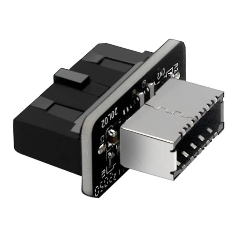 USB Type-E Female to 19-Pin Male Adapter for Internal Motherboard Connection Vertical Header Splitter for Type C
USB Type-E Female to 19-Pin Male Adapter for Internal Motherboard Connection Vertical Header Splitter for Type C