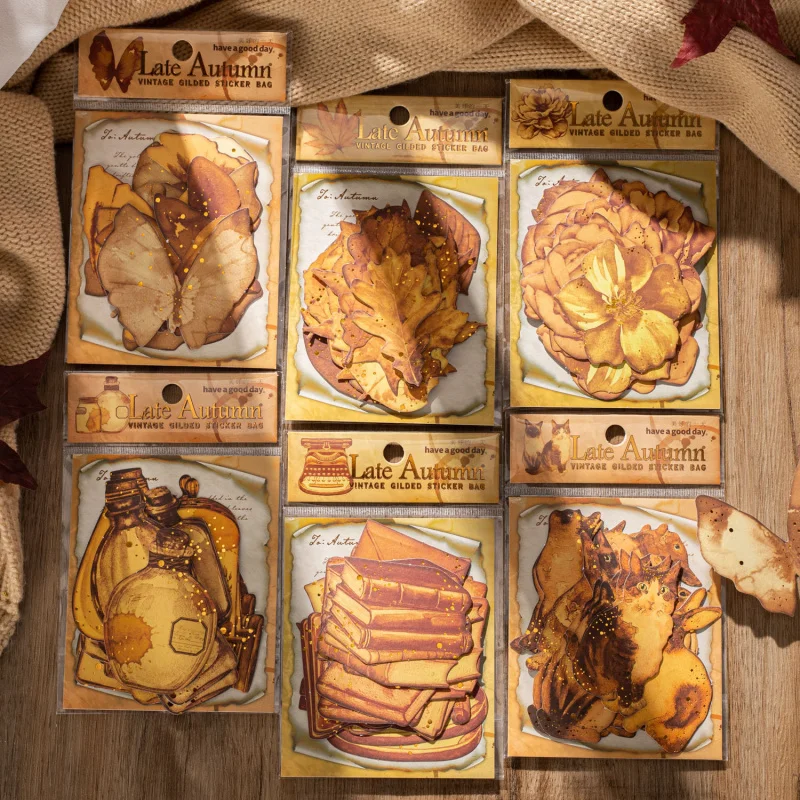 20 листов креативных наклеек из золотой фольги с кофейными пятнами, уникальные узоры с кофейными пятнами и акцентами из золотой фольги, для журнала
20 листов креативных наклеек из золотой фольги с кофейными пятнами, уникальные узоры с кофейными пятнами и акцентами из золотой фольги, для журнала