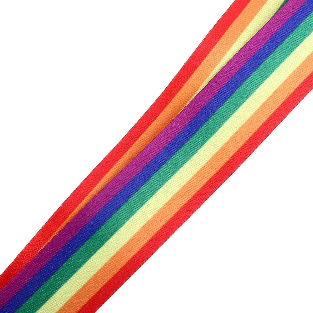 Ribbon Name Tag Lanyard Strap Key Ring Holder ID Badge Holder Neck Straps Rainbow Color Rainbow Lanyard Phone Hang Rope
Ribbon Name Tag Lanyard Strap Key Ring Holder ID Badge Holder Neck Straps Rainbow Color Rainbow Lanyard Phone Hang Rope
