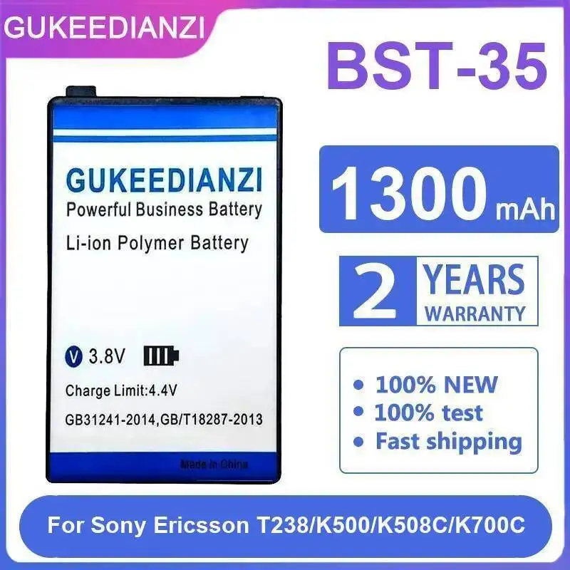 1300Mah For Sony Ericsson T238 K500 K508C K700C Mobile Phone Battery Premium Replacement Bst-35
1300Mah For Sony Ericsson T238 K500 K508C K700C Mobile Phone Battery Premium Replacement Bst-35