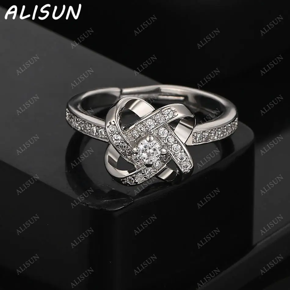 ALISUN 925 Sterling Silver Zircons Flower Open Ring For Women Men Fashion Jewelry Charm Grace Noble Wedding Accessories
ALISUN 925 Sterling Silver Zircons Flower Open Ring For Women Men Fashion Jewelry Charm Grace Noble Wedding Accessories