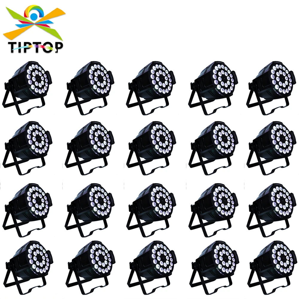 TIPTOP Indoor 24x18W RGBWA UV 6 Color DMX Control Stage Lighting Light DJ Equipment Disco Lighting for Party, Club, Bar, Wedding
TIPTOP Indoor 24x18W RGBWA UV 6 Color DMX Control Stage Lighting Light DJ Equipment Disco Lighting for Party, Club, Bar, Wedding