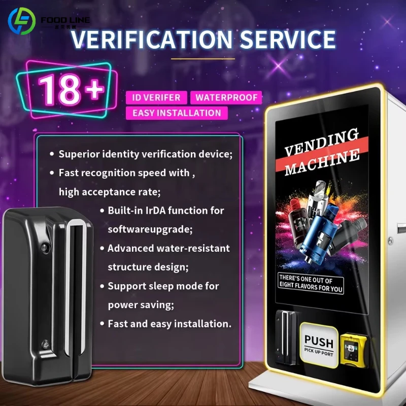 Customized Easy Operation Cigarette Vending Machine with Face Recognition Age Verification Commercial Tobacco Machine
Customized Easy Operation Cigarette Vending Machine with Face Recognition Age Verification Commercial Tobacco Machine