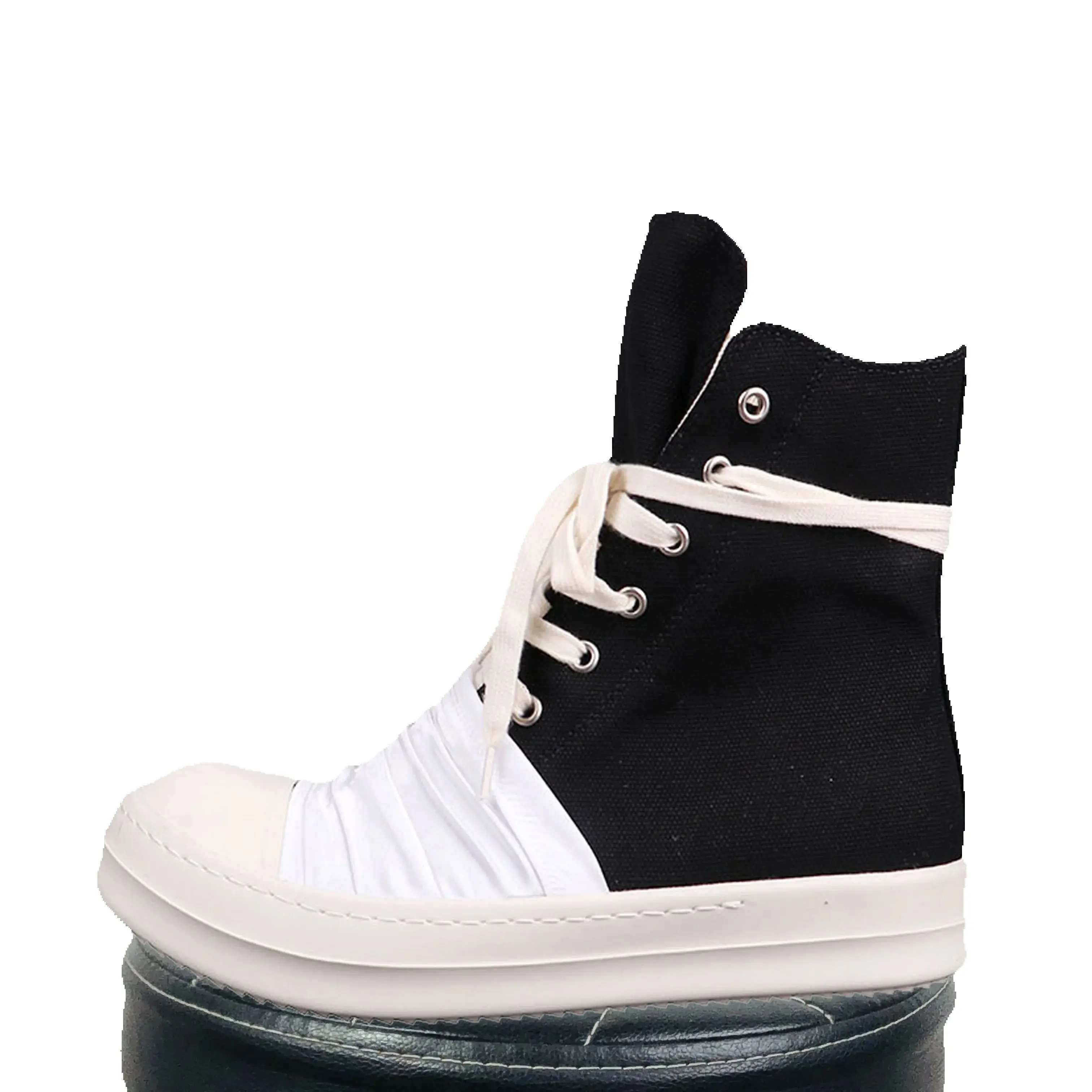 Men's High Top Canvas Shoes Casual Luxury Trainers Lace Up Zip Women Sneakers High Street Autumn Flats Black White Shoe
Men's High Top Canvas Shoes Casual Luxury Trainers Lace Up Zip Women Sneakers High Street Autumn Flats Black White Shoe