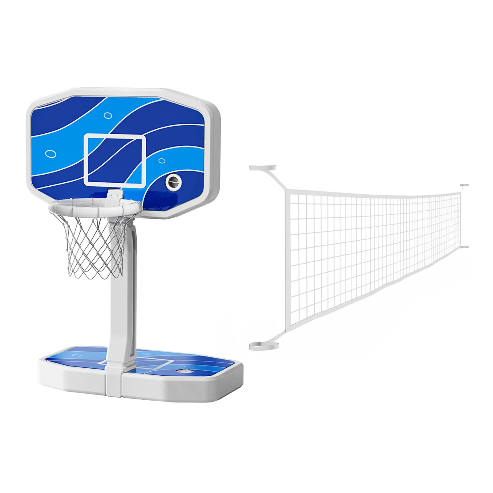2 in 1 LED Pool Basketball Hoop Poolside and LED Pool Volleyball Net Set Swimming Pool Basketball Goal Outdoor for Kids Teens
2 in 1 LED Pool Basketball Hoop Poolside and LED Pool Volleyball Net Set Swimming Pool Basketball Goal Outdoor for Kids Teens