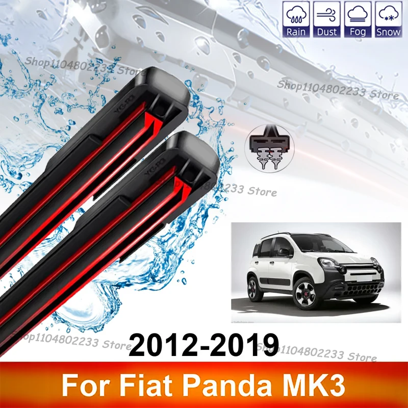 Car Wiper For Fiat Panda MK3 2012-2019 2pcs Front Wiper Blades Brushes Auto Accessories 2014 2015 2016 2017 2018
Car Wiper For Fiat Panda MK3 2012-2019 2pcs Front Wiper Blades Brushes Auto Accessories 2014 2015 2016 2017 2018