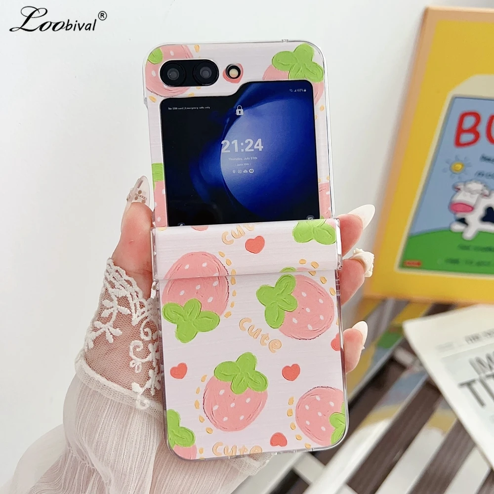 Мультяшный чехол с клубничным ремешком на запястье для Samsung Galaxy Z Flip 6 5 4 3 flip6 ZFlip лимонный ремешок жесткий ударопрочный Ins корейский чехол
Мультяшный чехол с клубничным ремешком на запястье для Samsung Galaxy Z Flip 6 5 4 3 flip6 ZFlip лимонный ремешок жесткий ударопрочный Ins корейский чехол