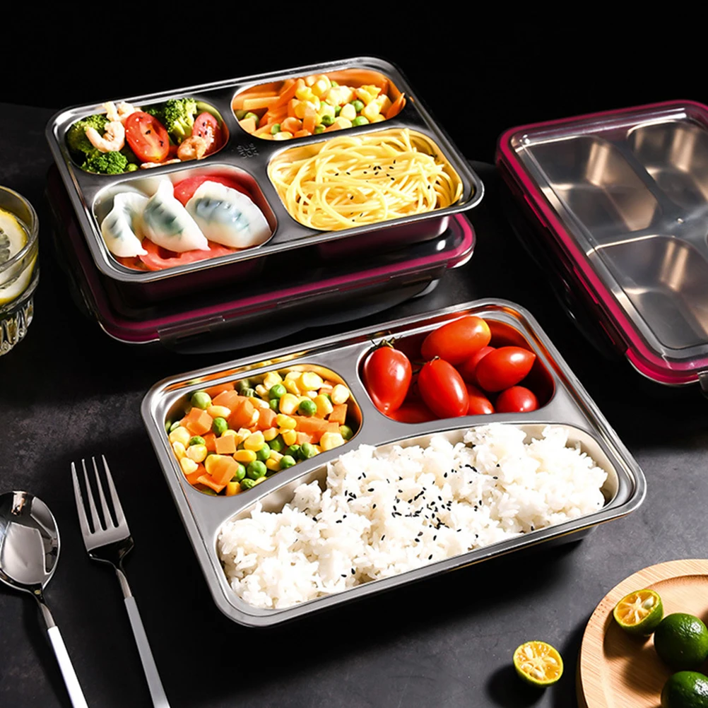 Stainless Steel Plates Divided Food Tray 304 Meal Plate Kids Students Adults Camping Picnic Home School Restaurant
Stainless Steel Plates Divided Food Tray 304 Meal Plate Kids Students Adults Camping Picnic Home School Restaurant