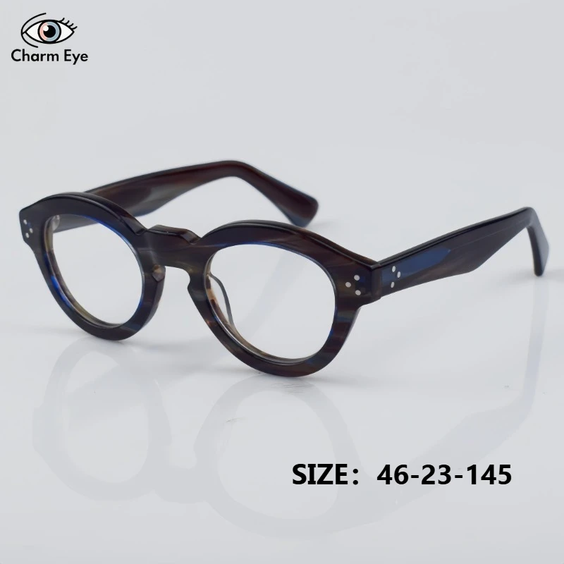 New Acetate Glasses for Women High Quality Retro Thick Elliptical Personalized Fashion Myopia Anti Blue Light Flat Eyewear Frame
New Acetate Glasses for Women High Quality Retro Thick Elliptical Personalized Fashion Myopia Anti Blue Light Flat Eyewear Frame