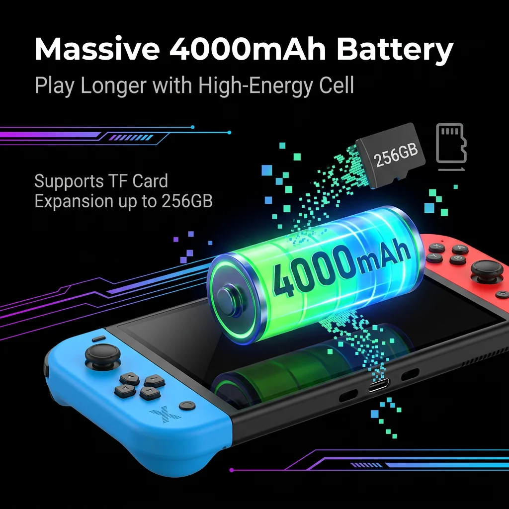 New G90 Portable Arcade Game Console: A retro handheld gaming device featuring a high-definition display, a wide selection of cl
New G90 Portable Arcade Game Console: A retro handheld gaming device featuring a high-definition display, a wide selection of cl