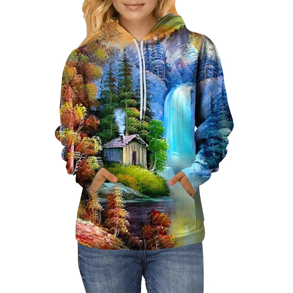 Fashionable Women's Loose 3D Printed Sweatshirt Long Sleeve Pullovers Comfortable Sweater Winter Woman Clothes 2025
Fashionable Women's Loose 3D Printed Sweatshirt Long Sleeve Pullovers Comfortable Sweater Winter Woman Clothes 2025