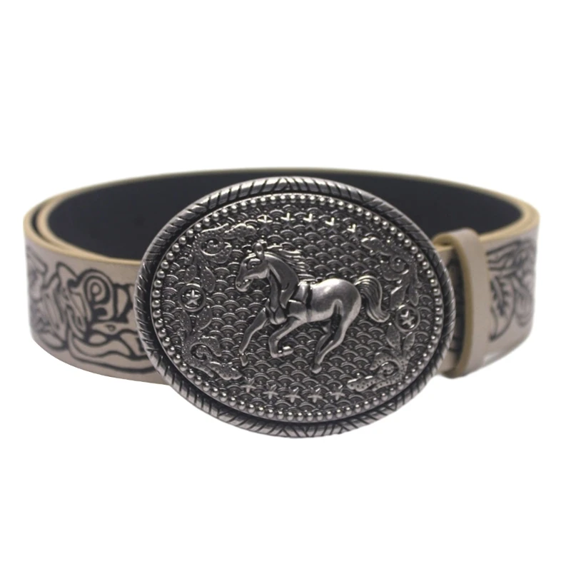 Women Horse Pattern Buckle Waist Belt Western Floral Engraved Faux Leather Belt
Women Horse Pattern Buckle Waist Belt Western Floral Engraved Faux Leather Belt