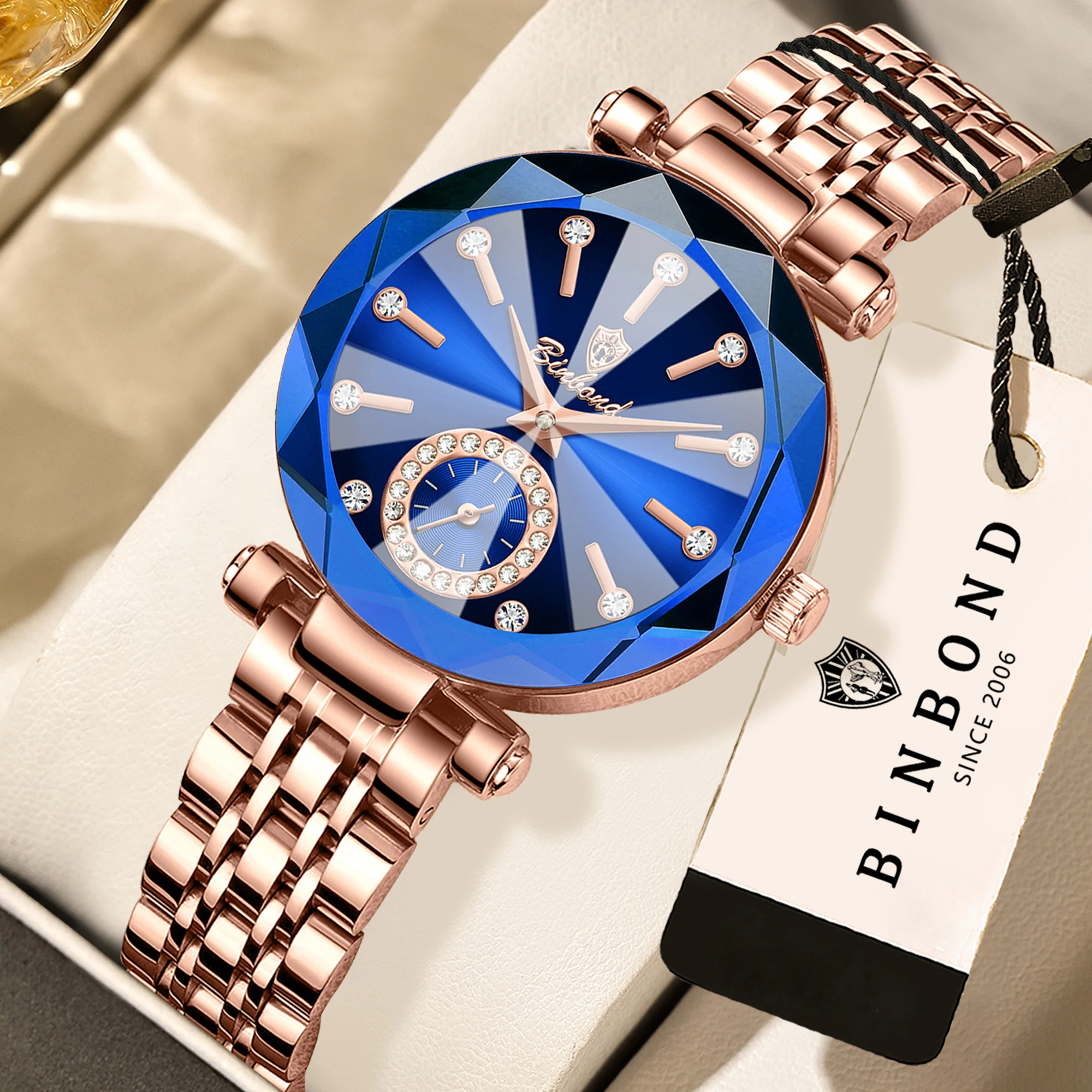 BINBOND Orginal Luxury Heart Of The Ocean Quartz Wristwatches Ladies Luminous Waterproof women's Watches Fashion Casual Reloj
BINBOND Orginal Luxury Heart Of The Ocean Quartz Wristwatches Ladies Luminous Waterproof women's Watches Fashion Casual Reloj