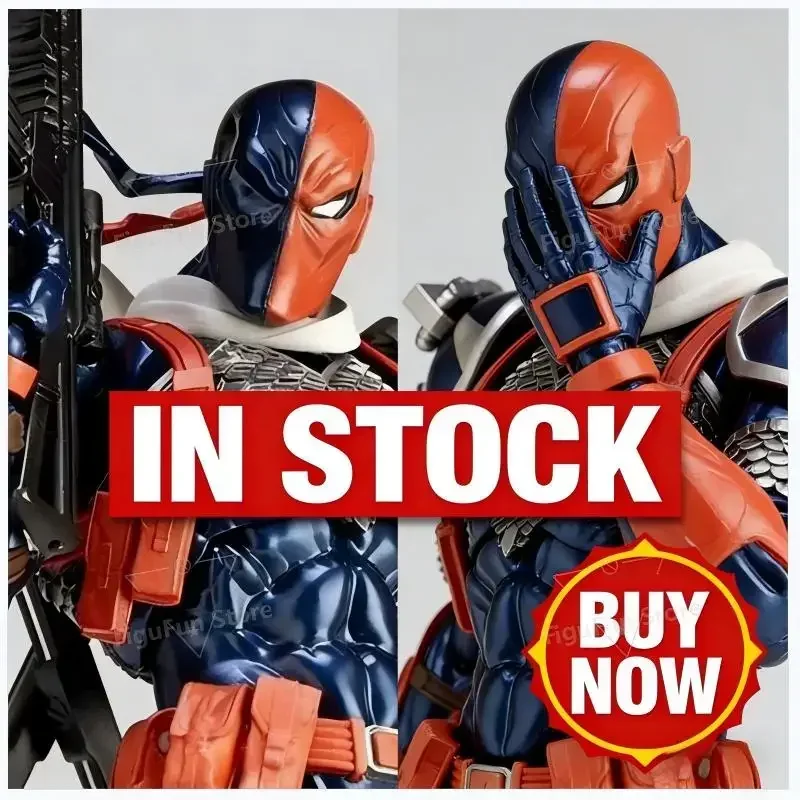 New Arrival Deathstroke Anime Action Figure 17cm Joint Mobility Yamaguchi Style Collectible Model Desktop Decoration Gift Toy
New Arrival Deathstroke Anime Action Figure 17cm Joint Mobility Yamaguchi Style Collectible Model Desktop Decoration Gift Toy