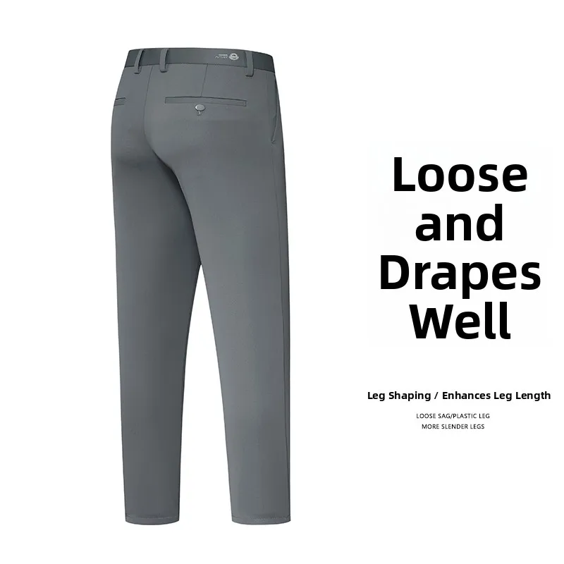 Spring Autumn Men's Casual Pants Anti-Wrinkle Straight Leg Busin Casual Trousers Elastic Slim Fit Long West Pants
Spring Autumn Men's Casual Pants Anti-Wrinkle Straight Leg Busin Casual Trousers Elastic Slim Fit Long West Pants