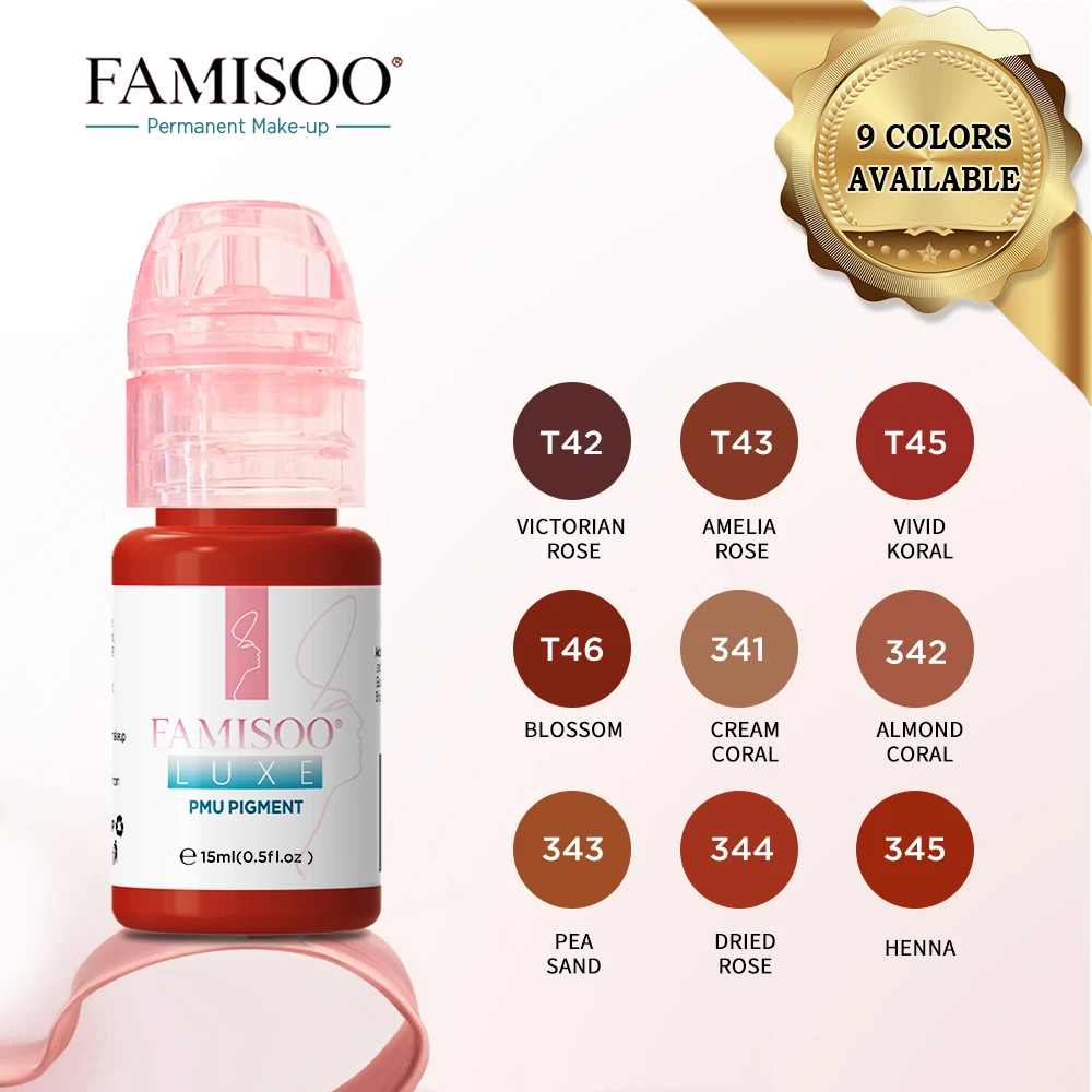 15 мл FAMISOO, 9 цветов, набор пигментов для перманентного макияжа, чернила для татуировки губ для полуперманентного макияжа, нано-пигмент для микроблейдинга
15 мл FAMISOO, 9 цветов, набор пигментов для перманентного макияжа, чернила для татуировки губ для полуперманентного макияжа, нано-пигмент для микроблейдинга