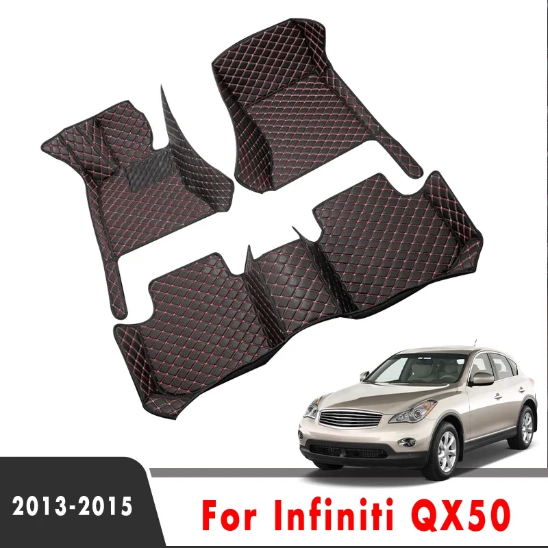 Автомобильные коврики для Infiniti QX50 2013 2014 2015, ковры, водонепроницаемые аксессуары для интерьера на заказ, коврики для ног, автозапчасти, накладки на педали
Автомобильные коврики для Infiniti QX50 2013 2014 2015, ковры, водонепроницаемые аксессуары для интерьера на заказ, коврики для ног, автозапчасти, накладки на педали