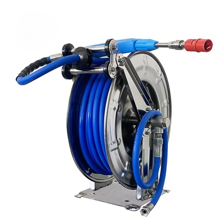 1/2 Inch 30 METERS Food Garden Irrigation Spring Retractable Stainless Steel Automatic High Pressure Hot Water Hose Reel
1/2 Inch 30 METERS Food Garden Irrigation Spring Retractable Stainless Steel Automatic High Pressure Hot Water Hose Reel