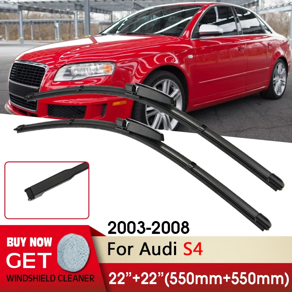 Car Wiper RHD&LHD Front Wiper Blades 22"+22" For Audi S4 RS4 2003 2004 2005 2006 2007 2008 Windshield Windscreen Wipers
Car Wiper RHD&LHD Front Wiper Blades 22"+22" For Audi S4 RS4 2003 2004 2005 2006 2007 2008 Windshield Windscreen Wipers