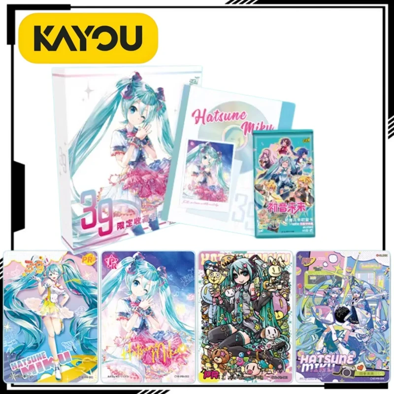 KAYOU Genuine Hatsune Miku Gift Box Collection Card Cartoon Hatsune Miku Card Anime Merchandise Holiday Gift Trendy Toy
KAYOU Genuine Hatsune Miku Gift Box Collection Card Cartoon Hatsune Miku Card Anime Merchandise Holiday Gift Trendy Toy