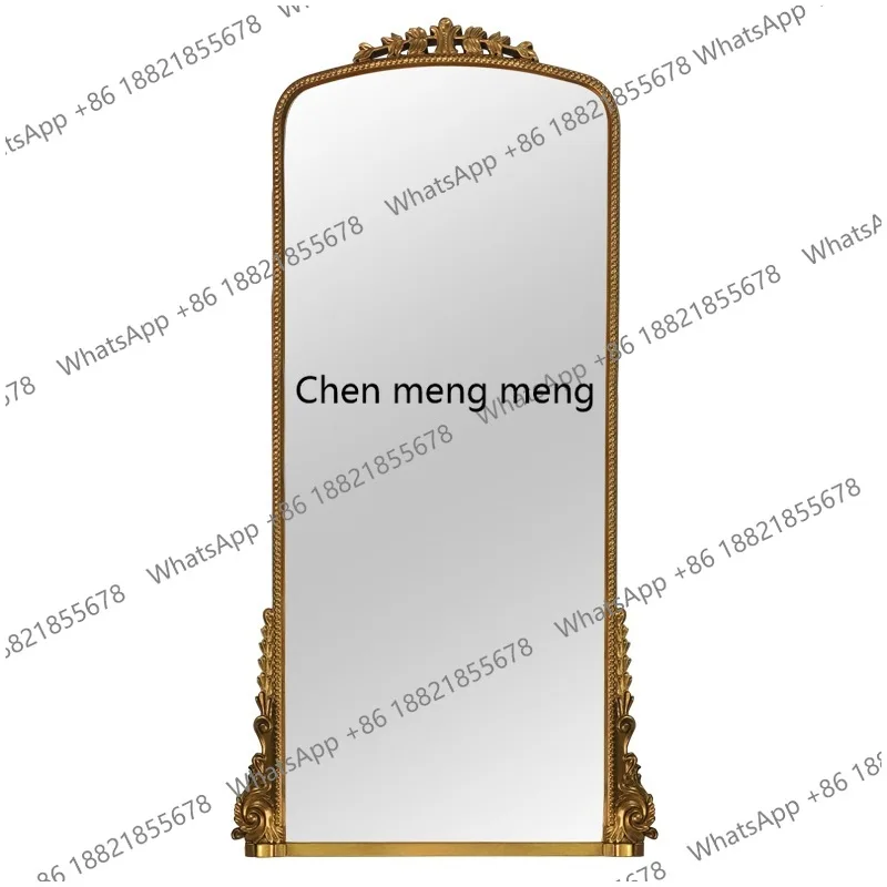 French retro full-length mirror home cloakroom European floor-to-ceiling classical clothing store American full-length mirror
French retro full-length mirror home cloakroom European floor-to-ceiling classical clothing store American full-length mirror
