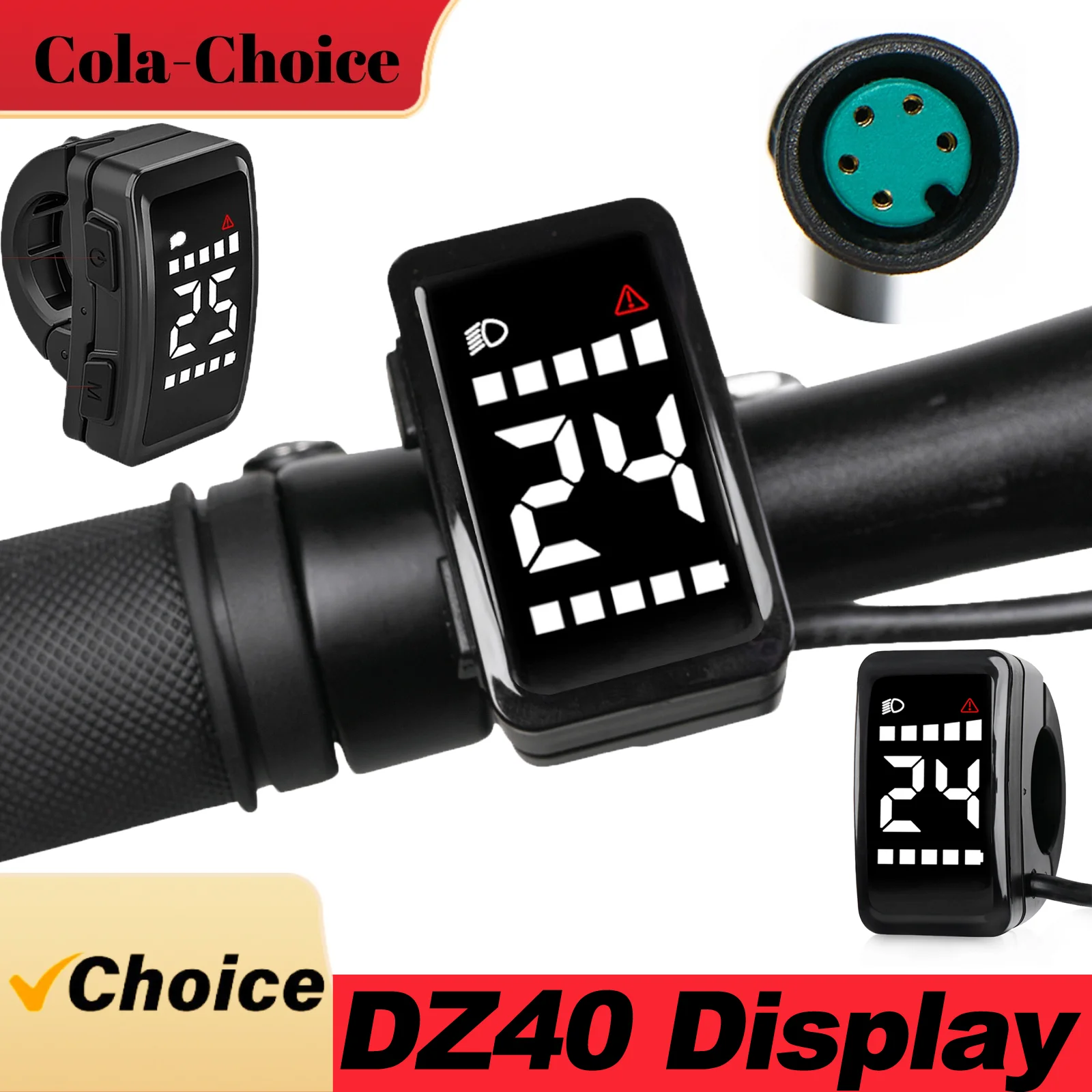 Ebike Intelligent LCD Mini DZ40 Display - Waterproof, Compatible with BAFANG BBS02B BBS01B BBSHD Electric Bikes
Ebike Intelligent LCD Mini DZ40 Display - Waterproof, Compatible with BAFANG BBS02B BBS01B BBSHD Electric Bikes