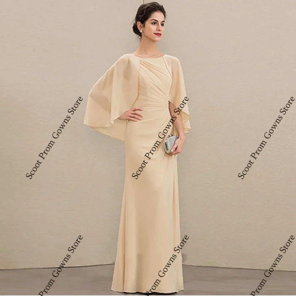 Champagne Mother of Bride Dresses Full Sleeve Wedding Party Dresses for Women 2025 Summer New Chiffon Beach Robe De Soirée
Champagne Mother of Bride Dresses Full Sleeve Wedding Party Dresses for Women 2025 Summer New Chiffon Beach Robe De Soirée