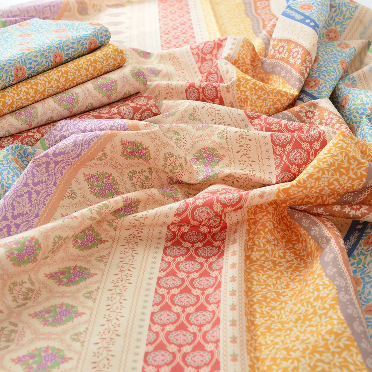 50-300cm Cotton Fabric Ethnic Print Fabric Bohemian Style Sewing Material DIY Home Patchwork Fabric
50-300cm Cotton Fabric Ethnic Print Fabric Bohemian Style Sewing Material DIY Home Patchwork Fabric