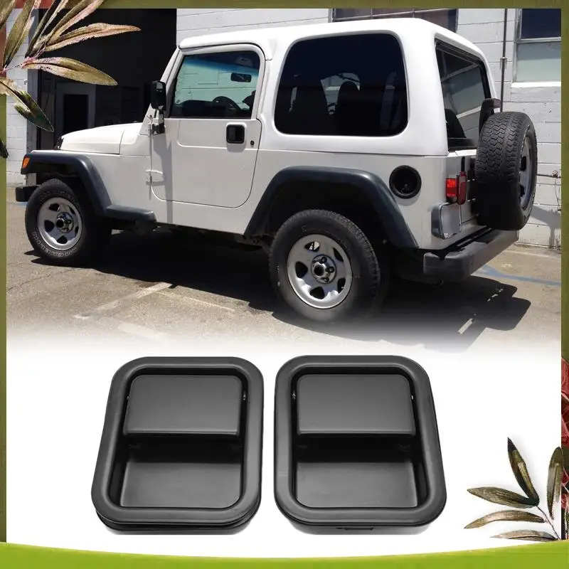 NEW Metal Front Exterior Door Handle Set Full Door Type 55176382AE 55176383AE For 1987-2006 Jeep Wrangler TJ L YJ
NEW Metal Front Exterior Door Handle Set Full Door Type 55176382AE 55176383AE For 1987-2006 Jeep Wrangler TJ L YJ