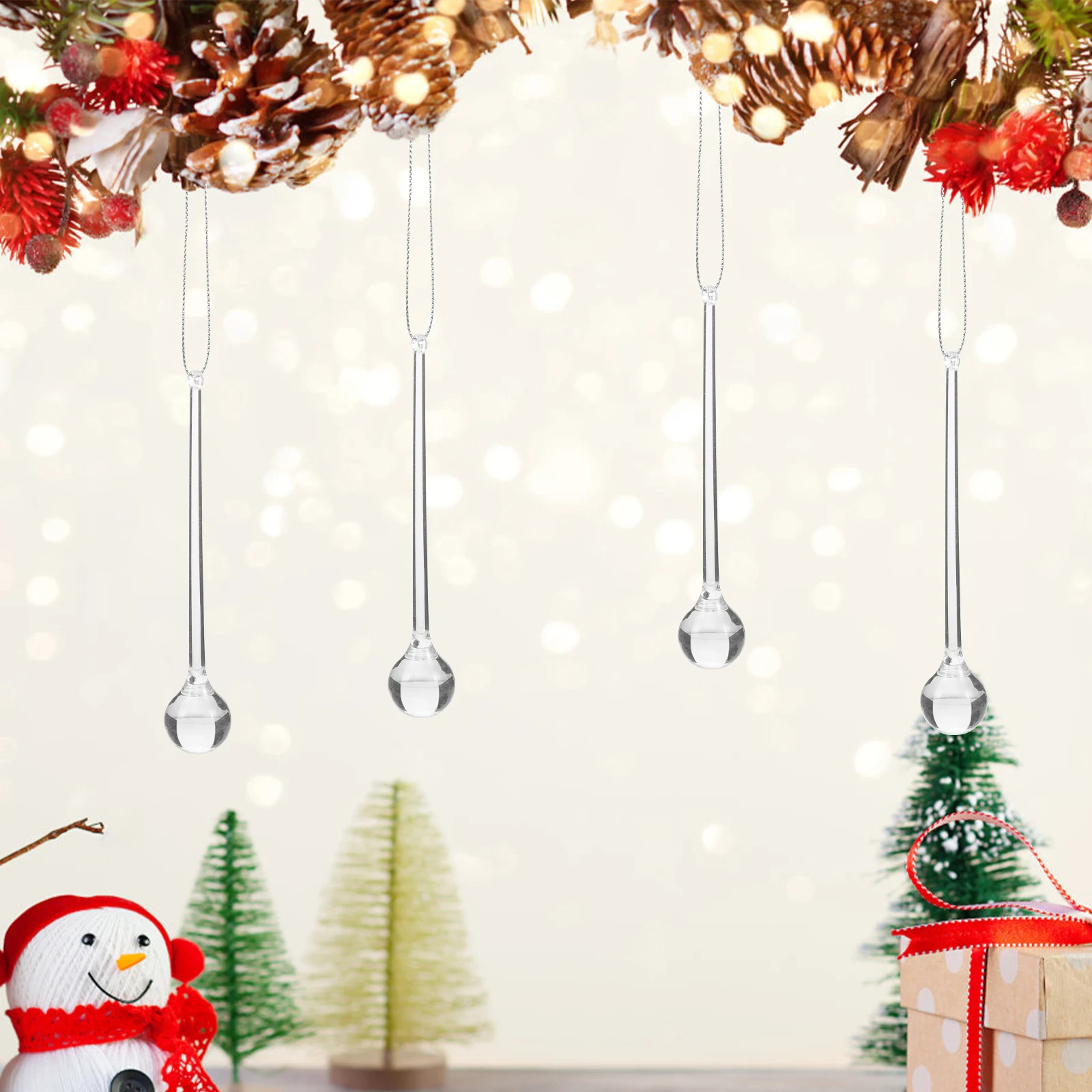 6Pcs Christmas Icicle Hanging Pendants Water Party Ornament Christmas Tree Decorations New Year Party Home Holiday Ornaments
6Pcs Christmas Icicle Hanging Pendants Water Party Ornament Christmas Tree Decorations New Year Party Home Holiday Ornaments