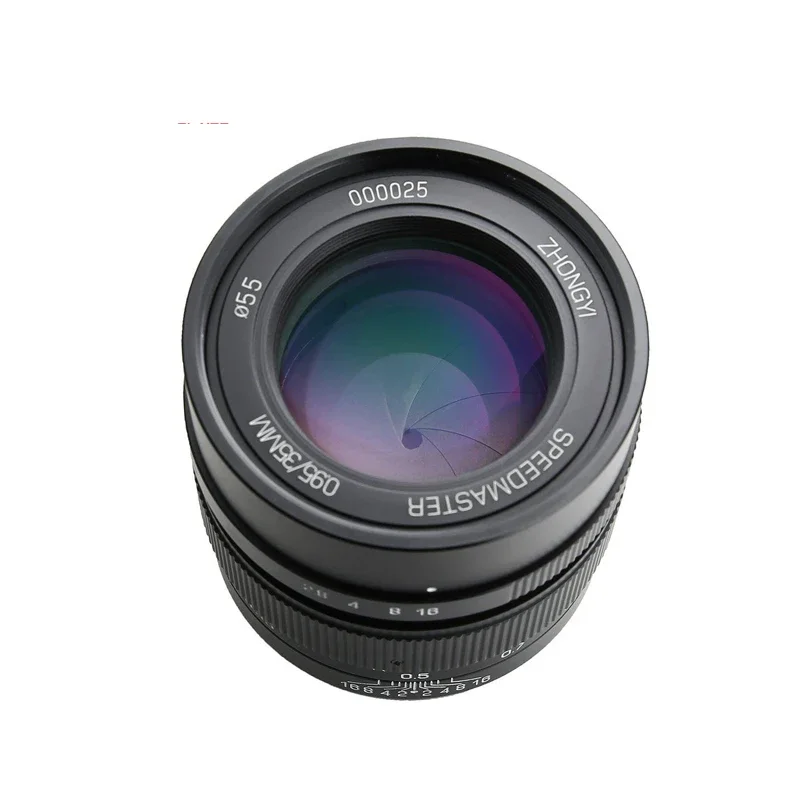Zhongyi Optics 35mm F0.95 Cameras Lens APS-C Manual Focus Lens For Nikon Z Sony E Fuji FX Canon EOS-M/RF M43 Mount Cameras
Zhongyi Optics 35mm F0.95 Cameras Lens APS-C Manual Focus Lens For Nikon Z Sony E Fuji FX Canon EOS-M/RF M43 Mount Cameras
