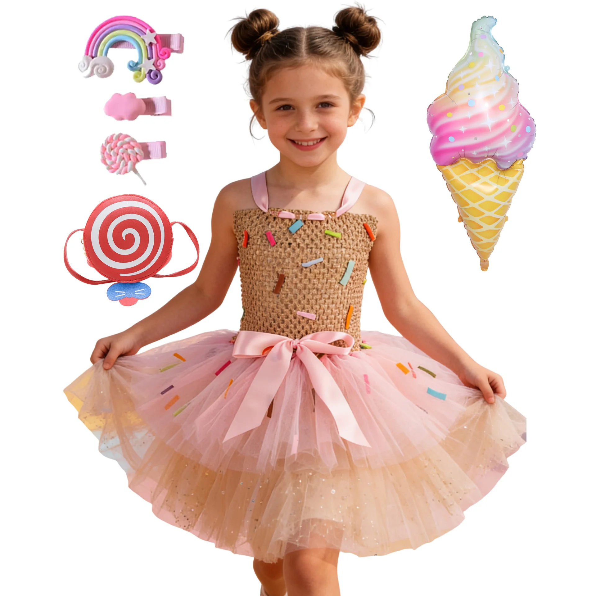 Платье ярких цветов для девочек Пурим, вязаное сетчатое платье-пачка ручной работы, детское бальное платье для дня рождения, карнавала и вечеринки с воздушным шаром-мороженым
Платье ярких цветов для девочек Пурим, вязаное сетчатое платье-пачка ручной работы, детское бальное платье для дня рождения, карнавала и вечеринки с воздушным шаром-мороженым