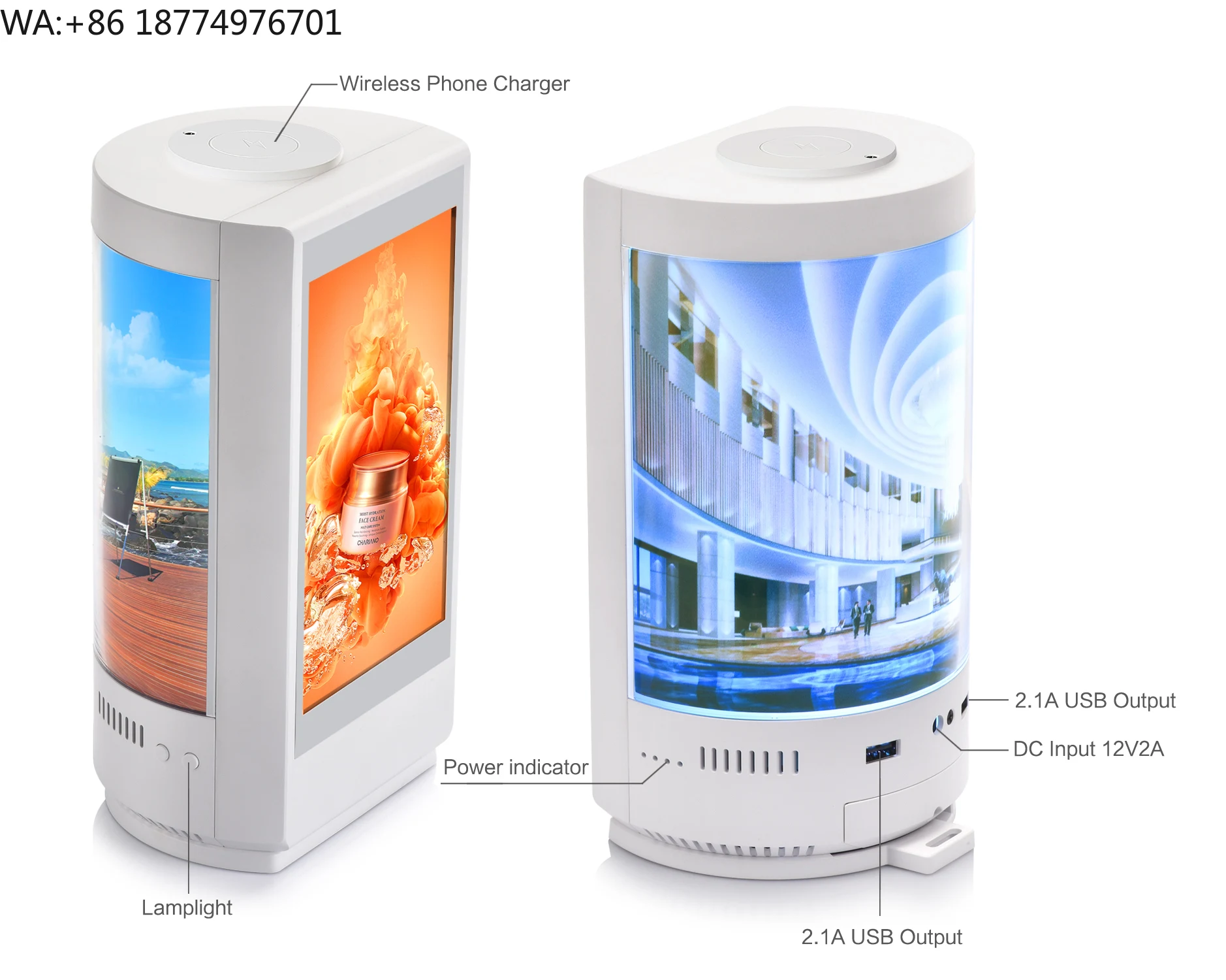 NEW Patent Design bar Hotel 7 Inch Lcd Touch Screen Android System Wireless Charging Menu Restaurant Table Advertising Display
NEW Patent Design bar Hotel 7 Inch Lcd Touch Screen Android System Wireless Charging Menu Restaurant Table Advertising Display
