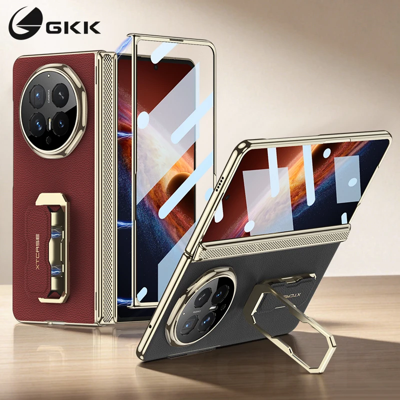 Magnetic Hinge Plating Case For Honor Magic V6 Front Screen Glass Ring Leather Wristband Stand Plastic Cover For Magic V5 Case
Magnetic Hinge Plating Case For Honor Magic V6 Front Screen Glass Ring Leather Wristband Stand Plastic Cover For Magic V5 Case