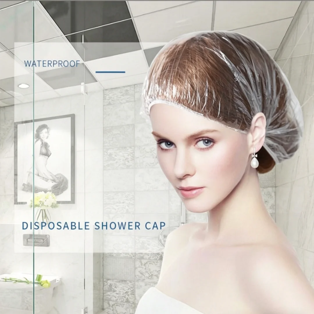 Shower Cap Disposable, 100 PCS Shower caps Large&Thick Waterproof Clear Plastic Elastic Hair Bath Caps For Women Kids Girls, Hotel and Hair Solon, Travel Spa, Home Use
Shower Cap Disposable, 100 PCS Shower caps Large&Thick Waterproof Clear Plastic Elastic Hair Bath Caps For Women Kids Girls, Hotel and Hair Solon, Travel Spa, Home Use