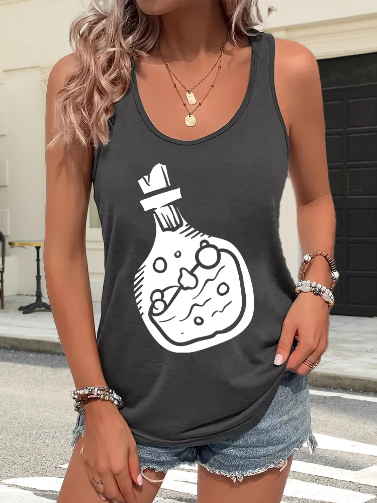 Potion Women's Boho Printed Tank Top Sleeveless Casual Loose Fit Summer Vest
Potion Women's Boho Printed Tank Top Sleeveless Casual Loose Fit Summer Vest