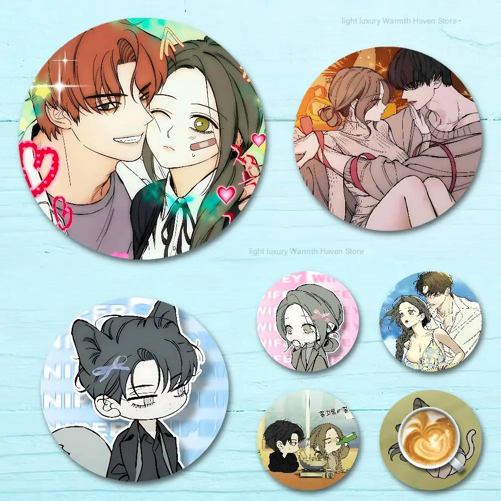Manhwa T-Tears on a Withered Flower Round Anime Wooden Coasters DIY Decorations Birthday Valentine Gifts
Manhwa T-Tears on a Withered Flower Round Anime Wooden Coasters DIY Decorations Birthday Valentine Gifts
