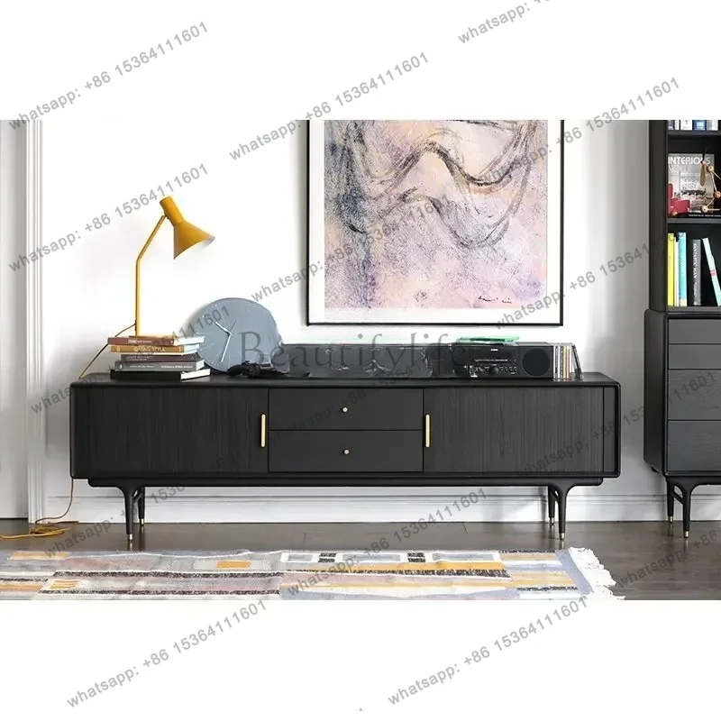 Japanese-Style Antique Solid Wood Organ Shutter Door Drawer TV Cabinet Oak Black K
Japanese-Style Antique Solid Wood Organ Shutter Door Drawer TV Cabinet Oak Black K