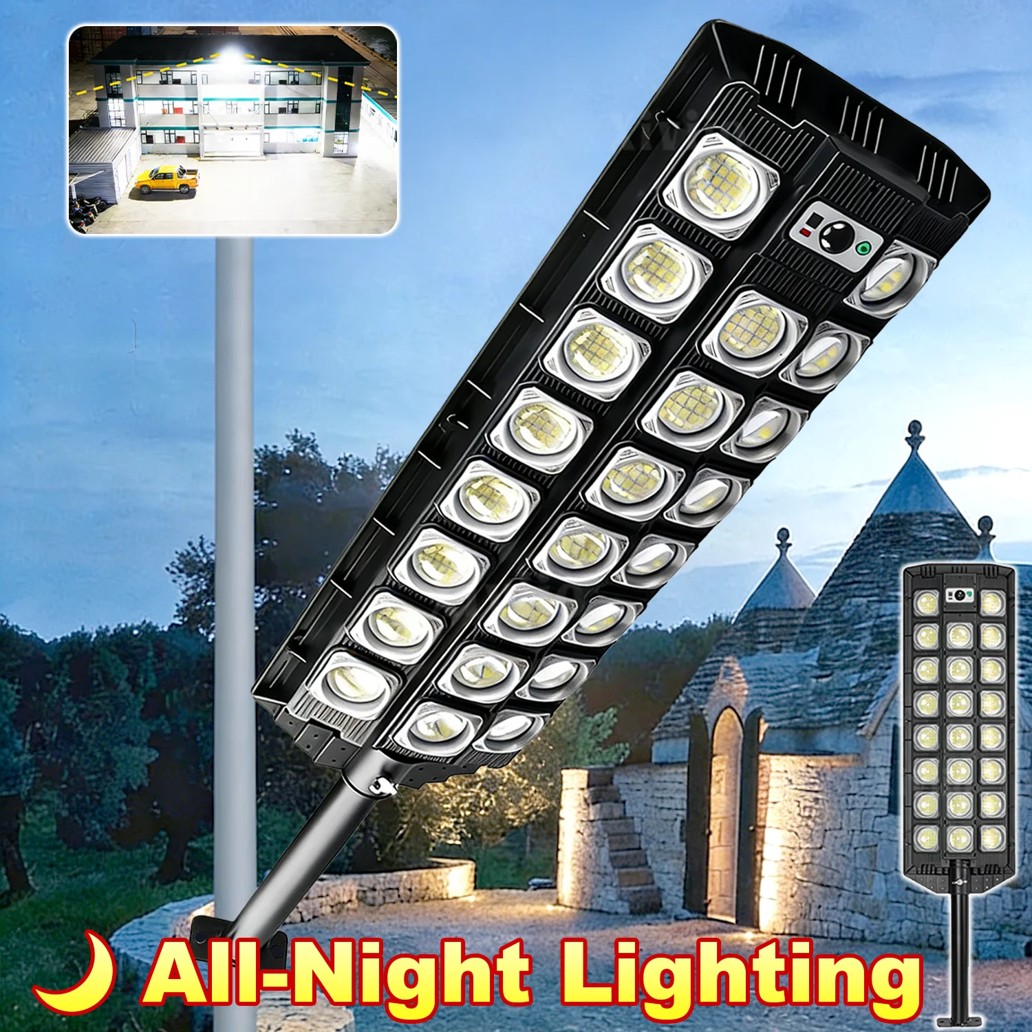 Ultra Bright LED Solar Lights Super Powerful Dusk to Dawn Solar Street Light with Motion Sensor 3X Brighter for Garden Backyard
Ultra Bright LED Solar Lights Super Powerful Dusk to Dawn Solar Street Light with Motion Sensor 3X Brighter for Garden Backyard