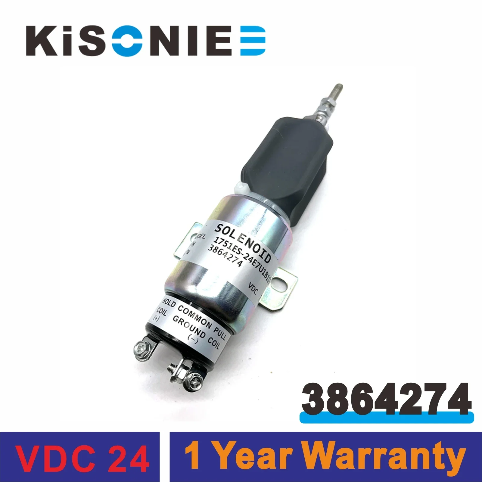 24V Fuel Shut Off Stop Solenoid 3864274 1751-2467UIBIS5A SA-3766T-24 ME441329 For Mitsubishi Caterpillar Cummins Komatsu Hyundai
24V Fuel Shut Off Stop Solenoid 3864274 1751-2467UIBIS5A SA-3766T-24 ME441329 For Mitsubishi Caterpillar Cummins Komatsu Hyundai