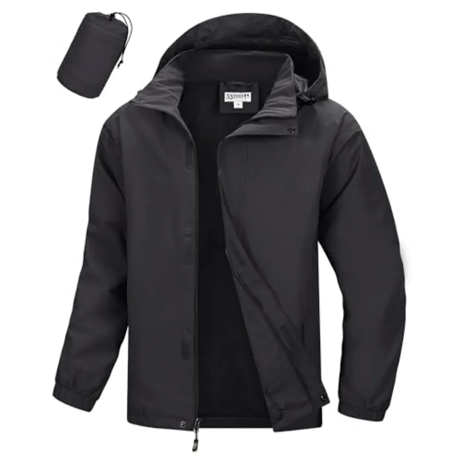 33, 000Feet Men's Packable Rain Jacket Waterproof Lightweight Raincoat Rain Shell with Hood for Outdoor Hiking Golf Travel
33, 000Feet Men's Packable Rain Jacket Waterproof Lightweight Raincoat Rain Shell with Hood for Outdoor Hiking Golf Travel