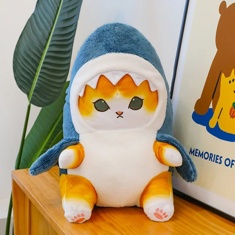 Kawaii Shark Cat Plush Doll Soft Sofa Cushion Cartoon Kitten Body Pillow Birthday Gift For Men Women Kids
Kawaii Shark Cat Plush Doll Soft Sofa Cushion Cartoon Kitten Body Pillow Birthday Gift For Men Women Kids