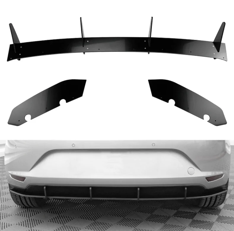 Задний бампер автомобиля, диффузор, спойлер, разделитель губ для Seat Leon MK3 Hatchback 2012 2013 2014 2015 2016, задний сплиттер для губ
Задний бампер автомобиля, диффузор, спойлер, разделитель губ для Seat Leon MK3 Hatchback 2012 2013 2014 2015 2016, задний сплиттер для губ