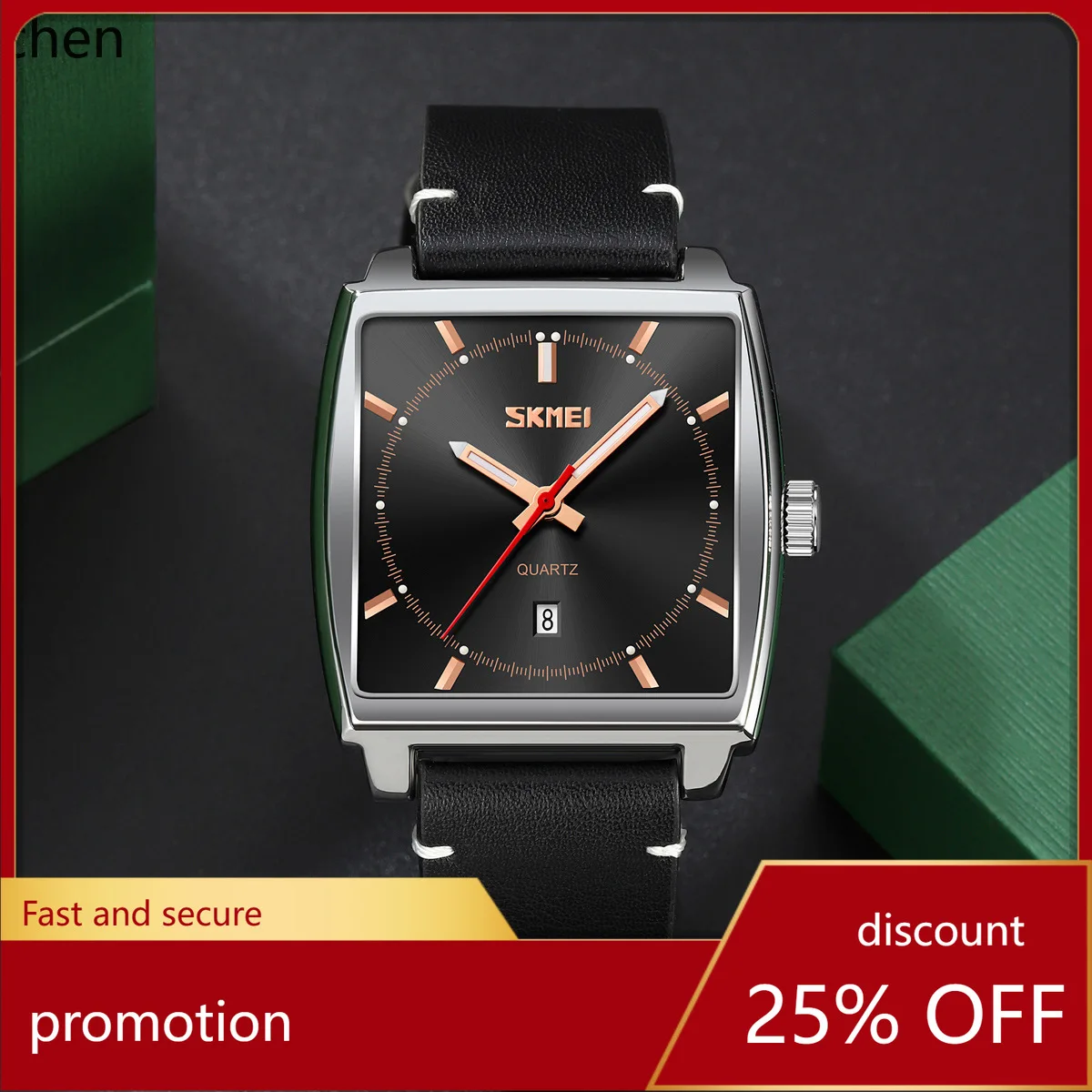 Zml men's watch luminous waterproof leather strap business quartz casual wristwatch
Zml men's watch luminous waterproof leather strap business quartz casual wristwatch