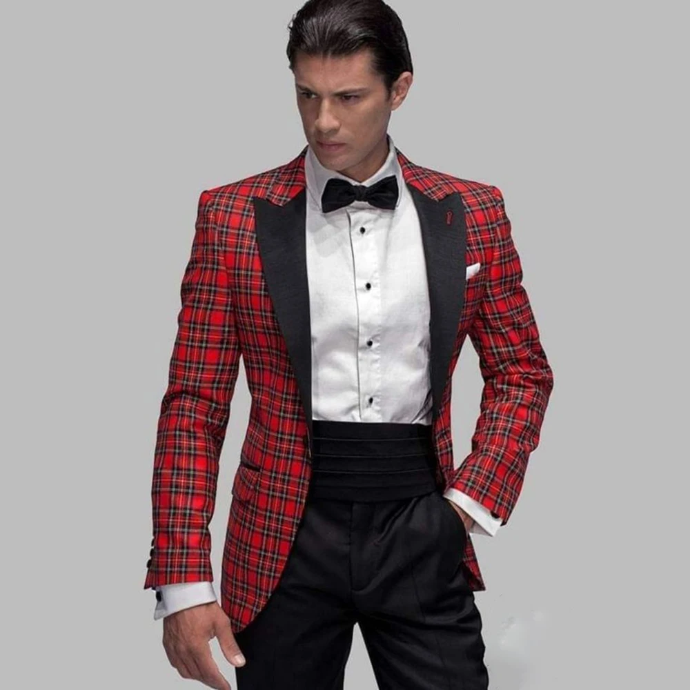 Fashion Men's Suits Blazer Elegant One-Button Slim Fit Prom Party 2 Piece Jacket Pants Sets Customzied Male Clothing Costume
Fashion Men's Suits Blazer Elegant One-Button Slim Fit Prom Party 2 Piece Jacket Pants Sets Customzied Male Clothing Costume