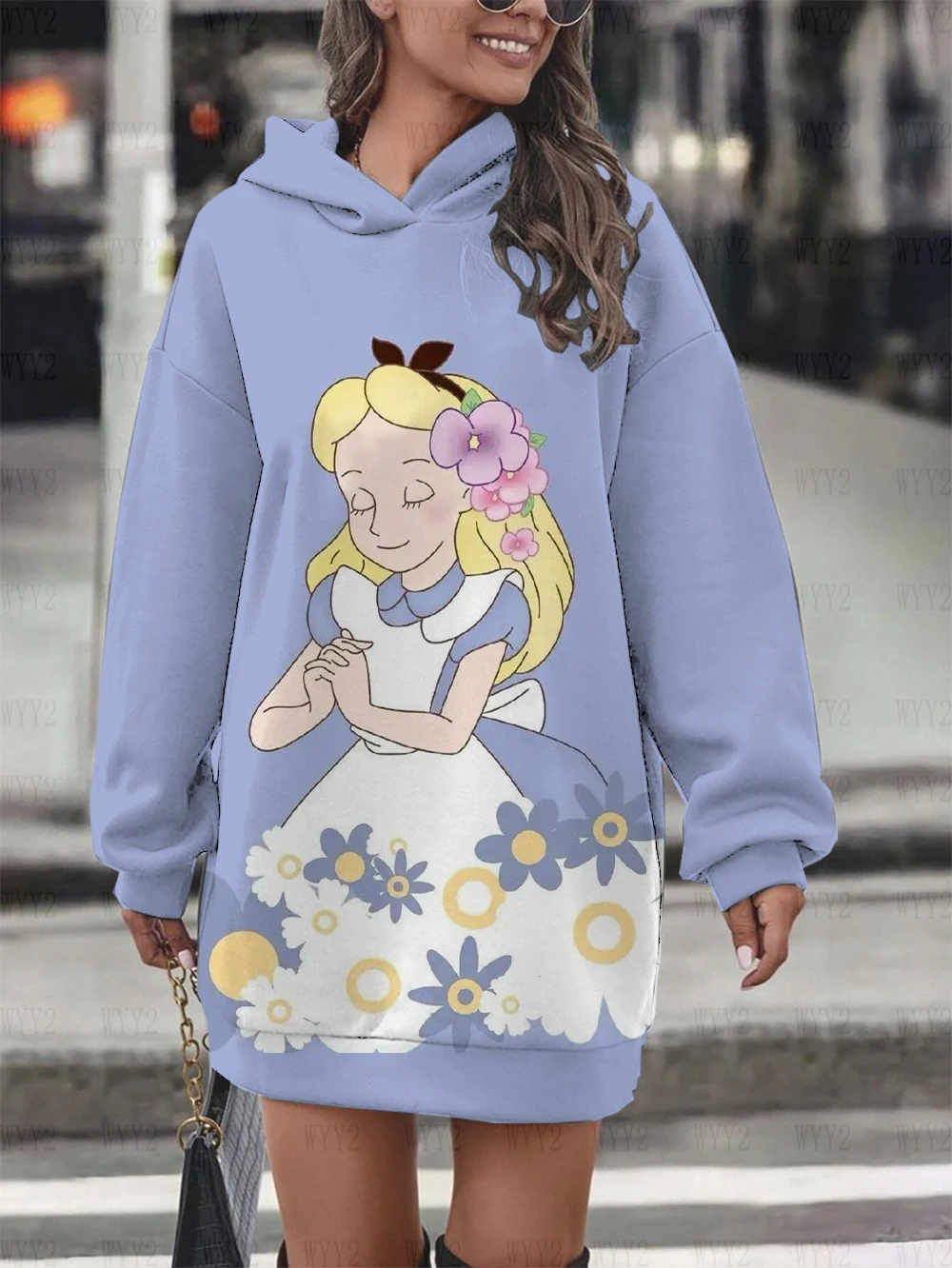 Disney Alice Print Women's Sweater Dress Loose Long Sleeve Fashion Loose Autumn and Winter Long Sleeve Hoodies
Disney Alice Print Women's Sweater Dress Loose Long Sleeve Fashion Loose Autumn and Winter Long Sleeve Hoodies
