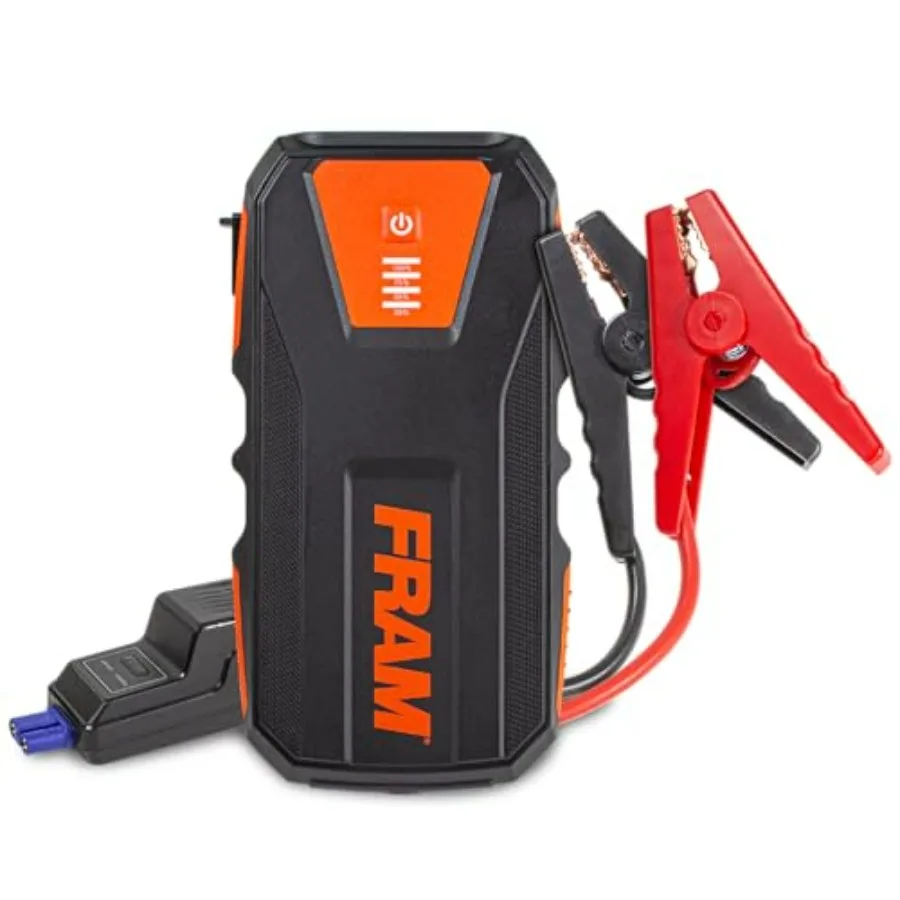 Car Battery Jump Starter 12000mAh 44.4Wh Up to 5.0L Gas and 2.0L Diesel Engines 12V Emergency Car Booster with Jumper Cables Po
Car Battery Jump Starter 12000mAh 44.4Wh Up to 5.0L Gas and 2.0L Diesel Engines 12V Emergency Car Booster with Jumper Cables Po