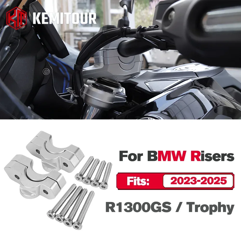 For BMW R 1300 GS 2023 2024 2025 Drag Handle Bar Clamp Extend Adapter R1300 Handlebar Riser Kits Silver Black 1300GS Moto Parts
For BMW R 1300 GS 2023 2024 2025 Drag Handle Bar Clamp Extend Adapter R1300 Handlebar Riser Kits Silver Black 1300GS Moto Parts