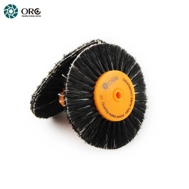 ORO Premium 3C 80MM Orange Plastic Hub Black Bristle Wire Wheel Polishing Brush With Inner Cotton Cloth For Jewelry Polishing
ORO Premium 3C 80MM Orange Plastic Hub Black Bristle Wire Wheel Polishing Brush With Inner Cotton Cloth For Jewelry Polishing